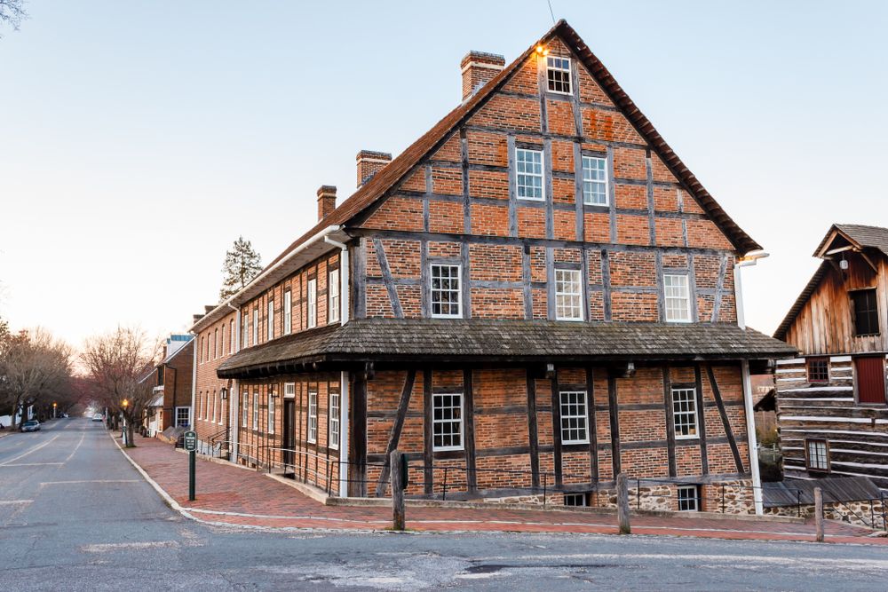 Single brother's house at Old Salem Museums & Gardens