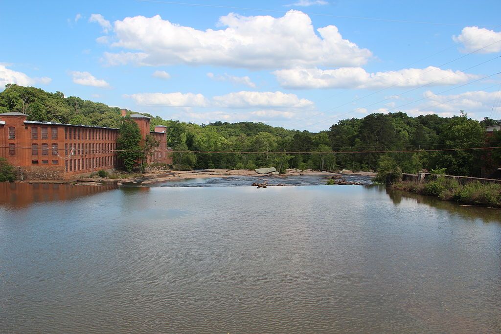 The waters of Porterdale Yellow River Park