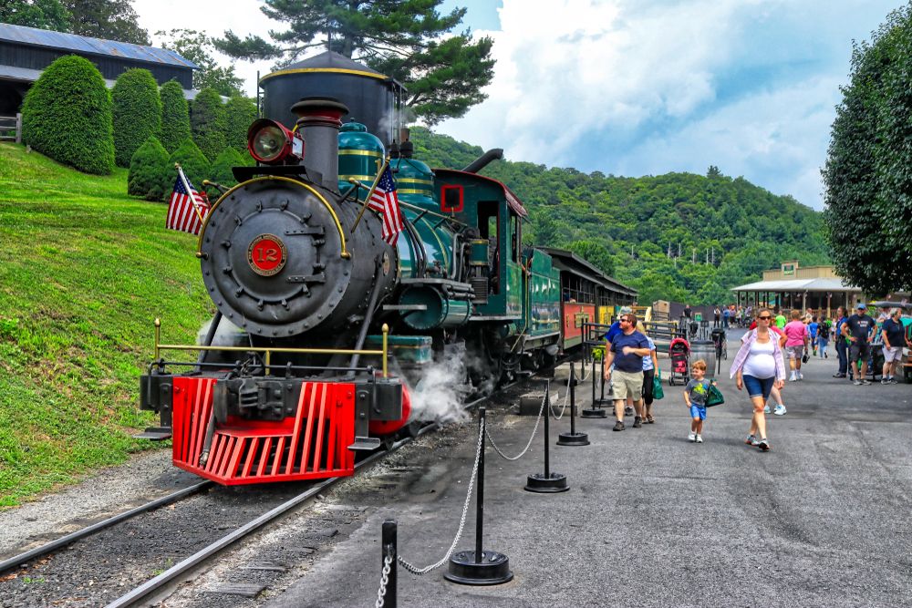 The train of Tweetsie Railroad