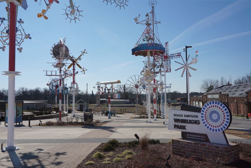 Entrance to Vollis Simpson's Whirligig Park