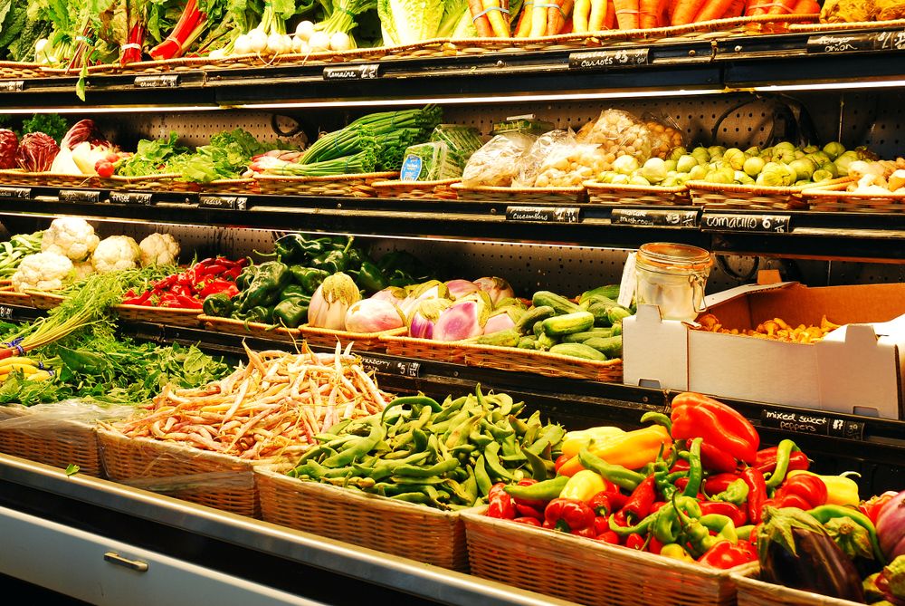 Fresh produce in Oxbow Public Market