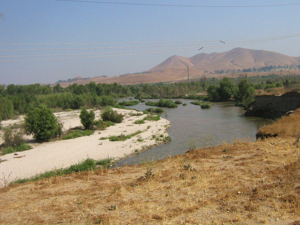 The waters of Santa Ana River