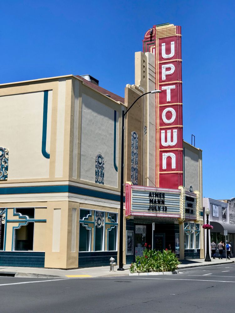Exterior of Uptown Theatre Napa