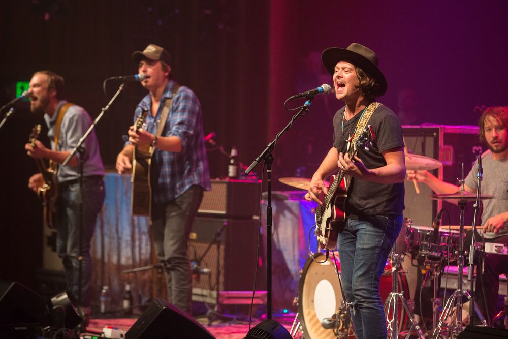A band in Uptown Theatre Napa