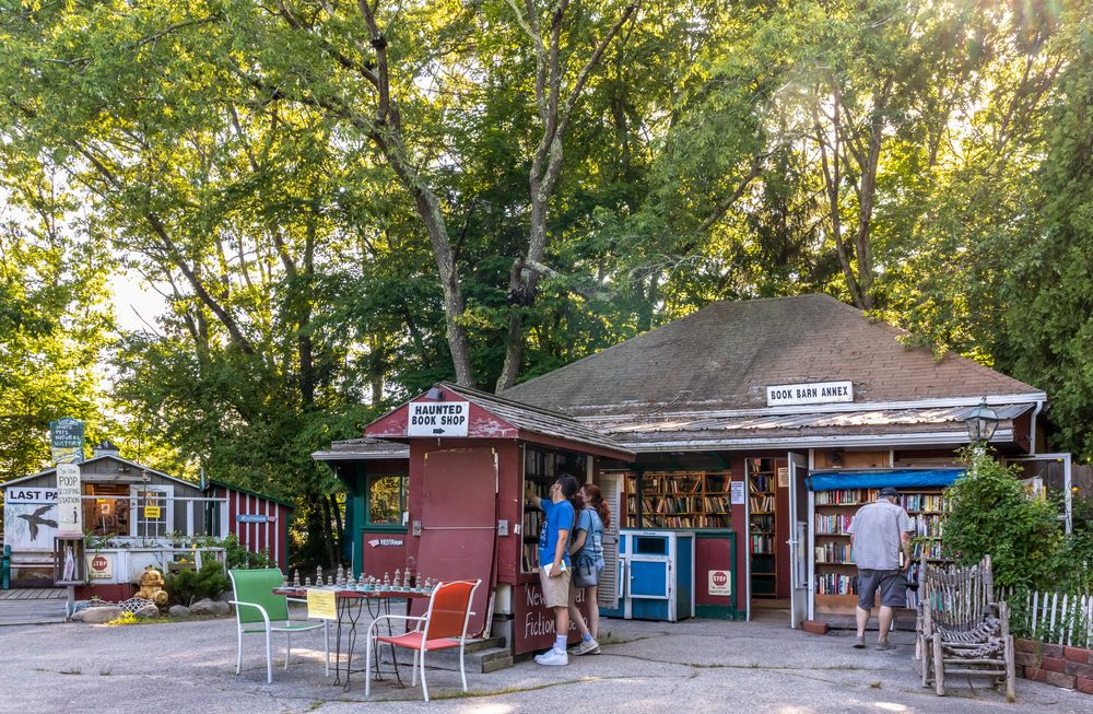 People at Book Barn