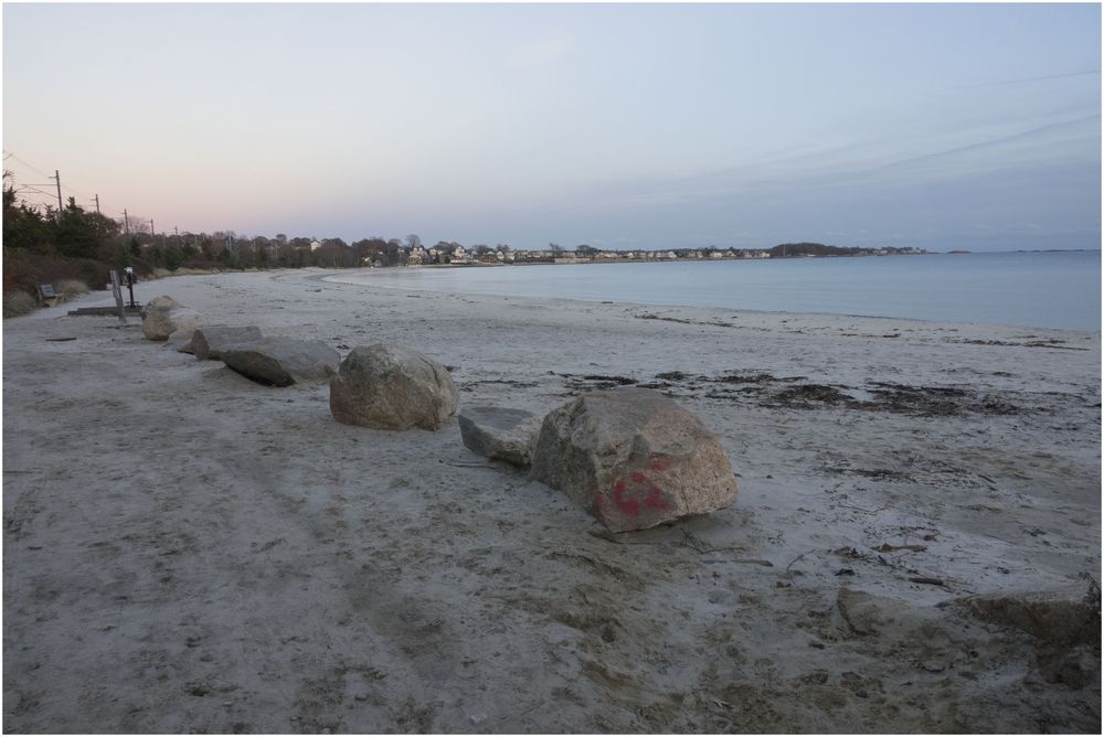The beach at Rocky Neck State Park