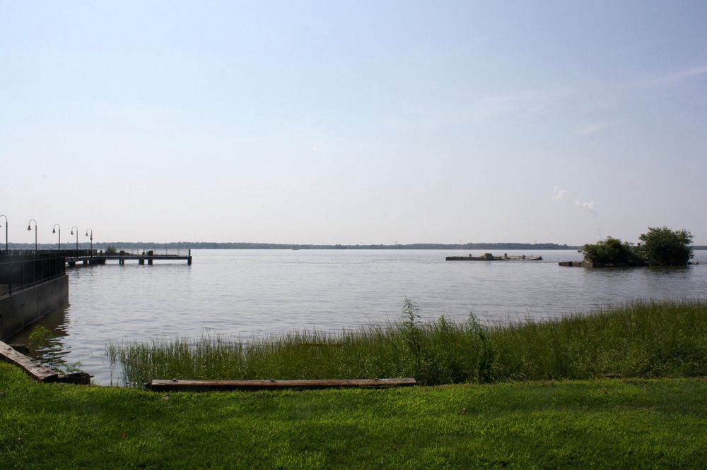 View of the river at Battery Park