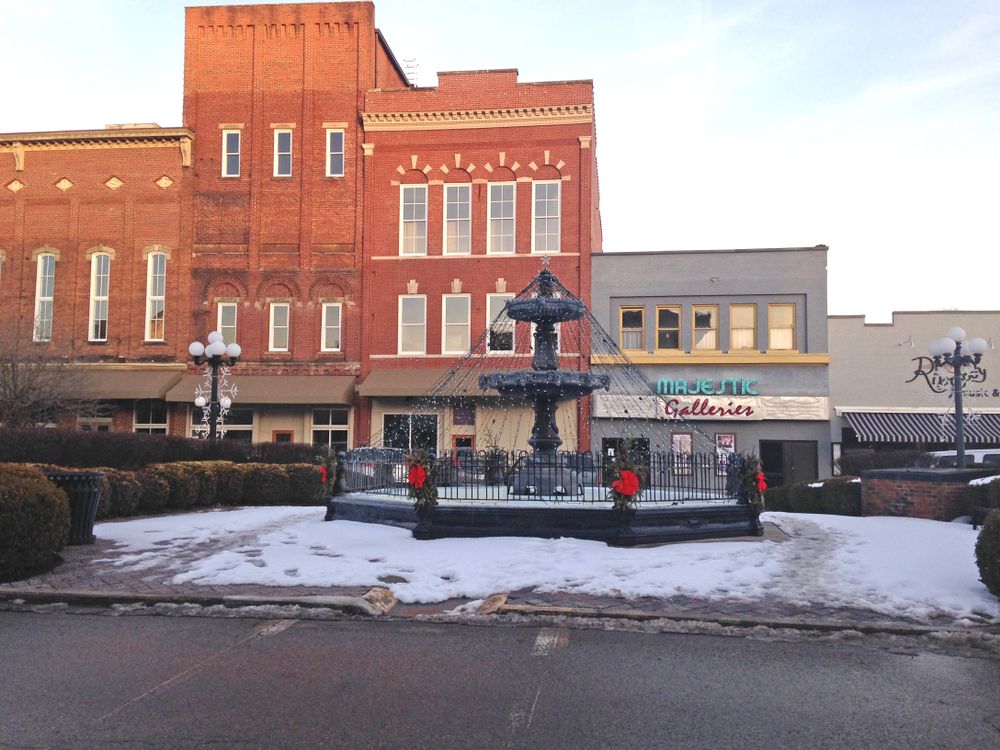 Exterior of a gallery at Historic Square Arts District