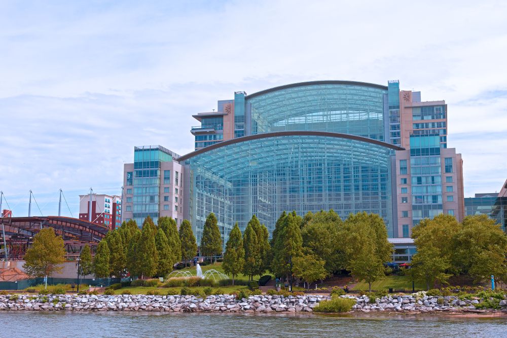 Exterior of the Gaylord National Resort and Convention Center