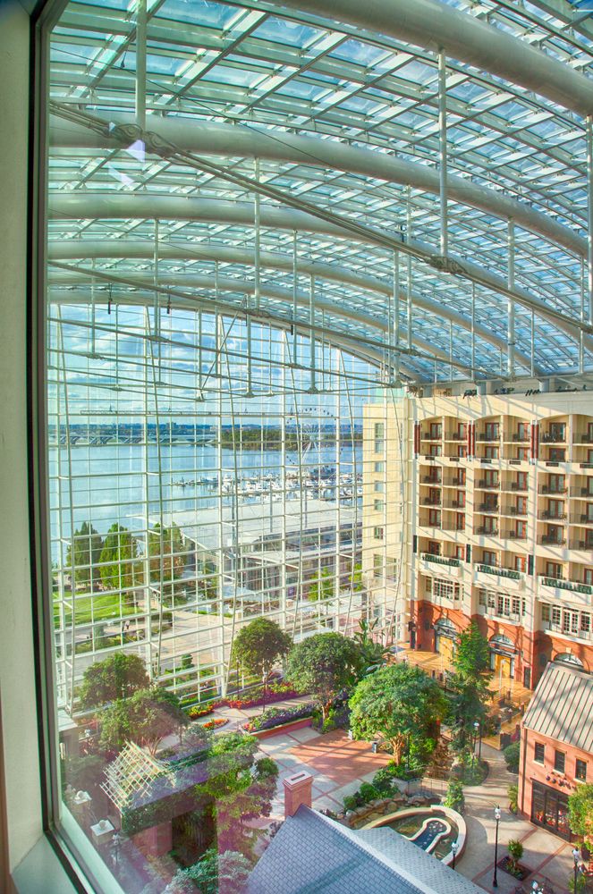 Interior of the Gaylord National Resort and Convention Center