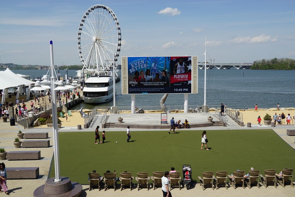 Large screen of Movies on the Potomac
