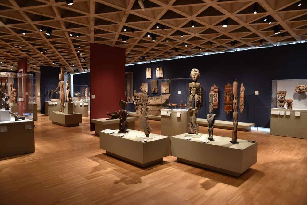 Exhibit in Yale University Art Gallery