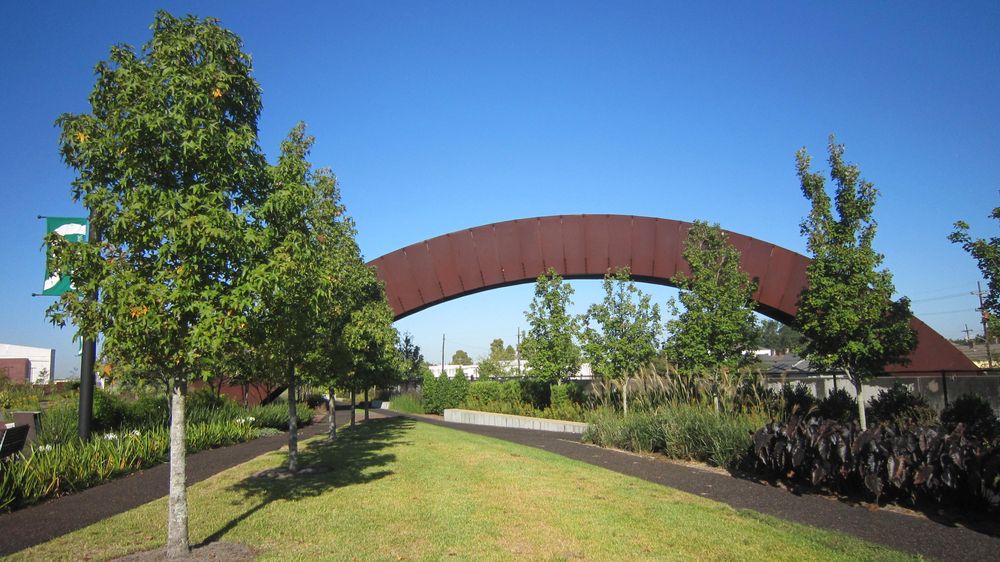 The grounds of Crescent Park