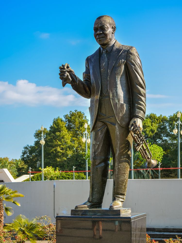 Statue of Louis Armstrong at Louis Armstrong Park