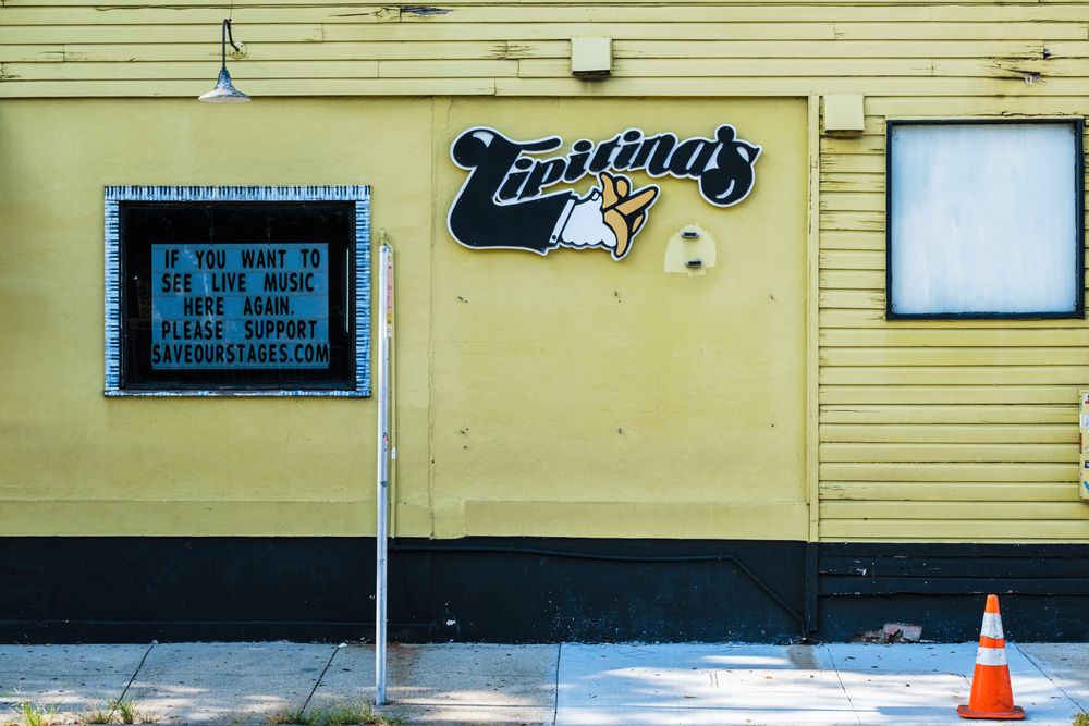 Building sign of Tipitina