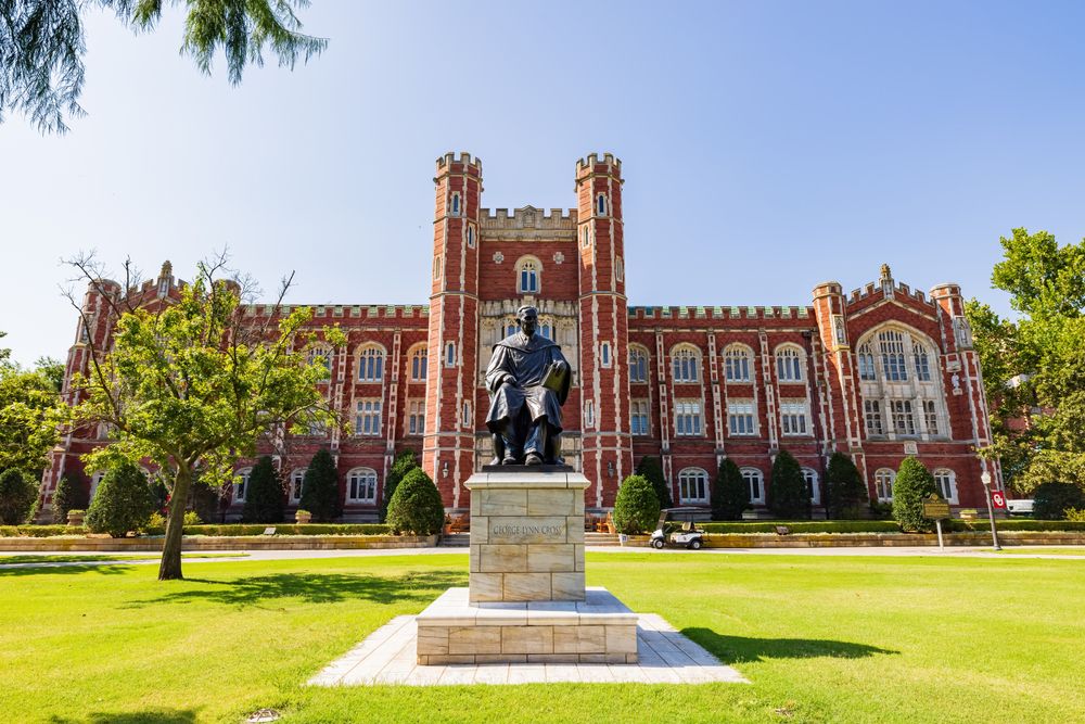 Evans Hall at the University of Oklahoma