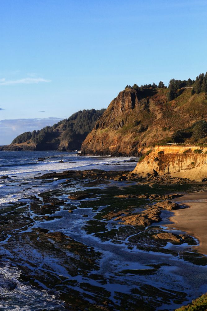 The waters of Cape Foulweather