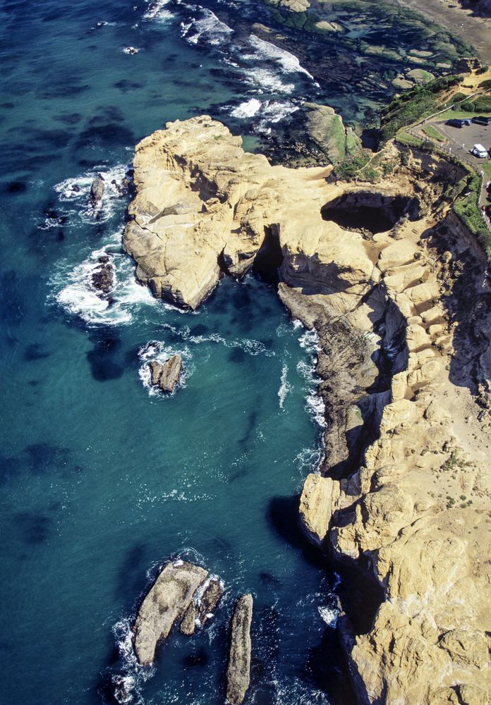 Aerial view of Devil's Punch Bowl