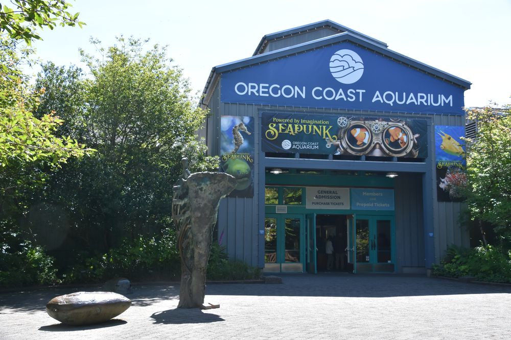 Exterior of Oregon Coast Aquarium