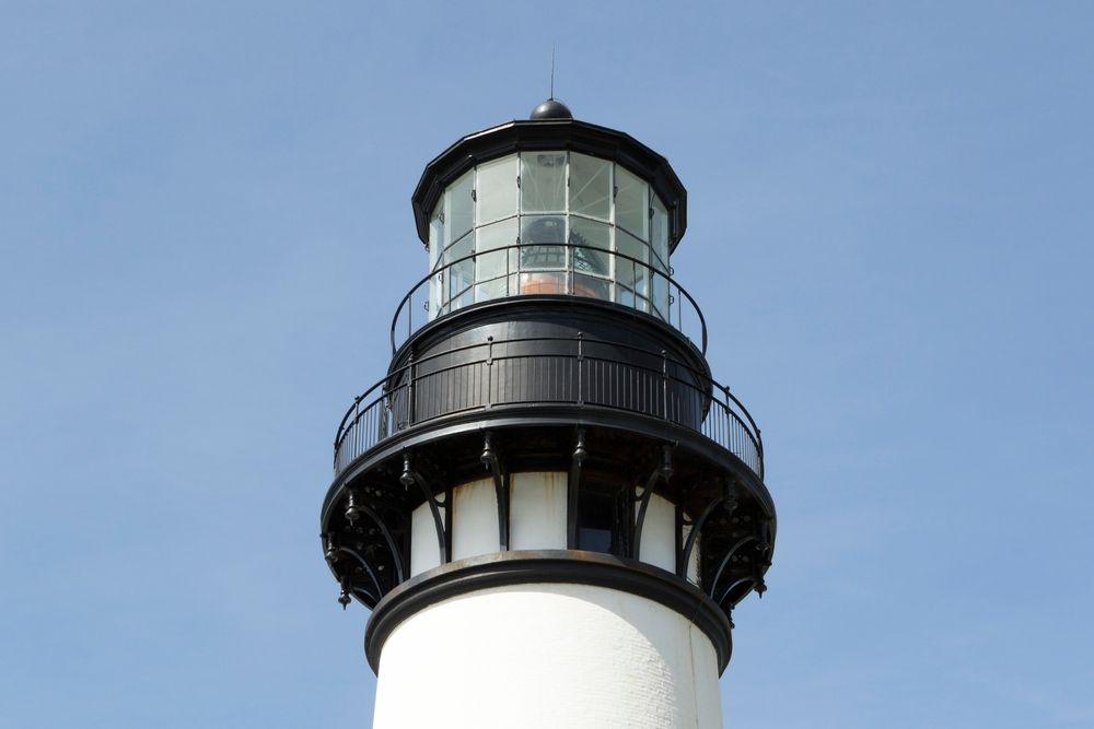 Lamp of the Yaquina Head Lighthouse