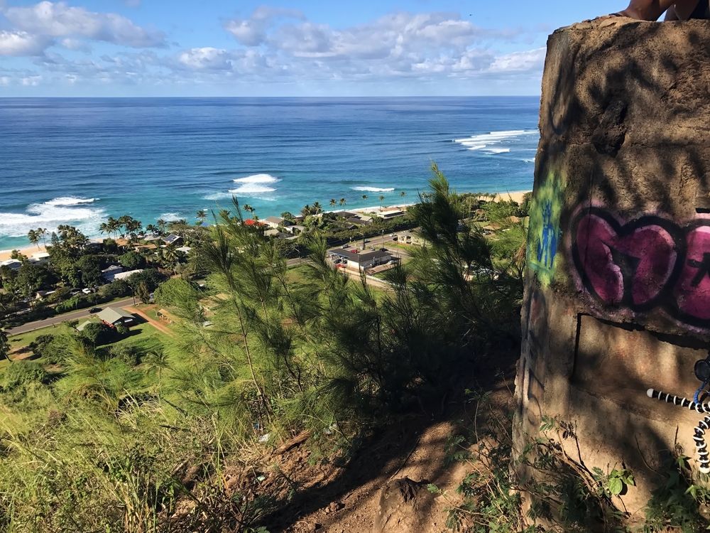 View from the Ehukai Pillbox Hike