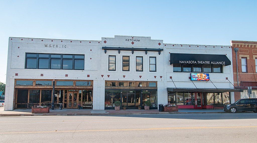 Exterior of Navasota Theatre Alliance