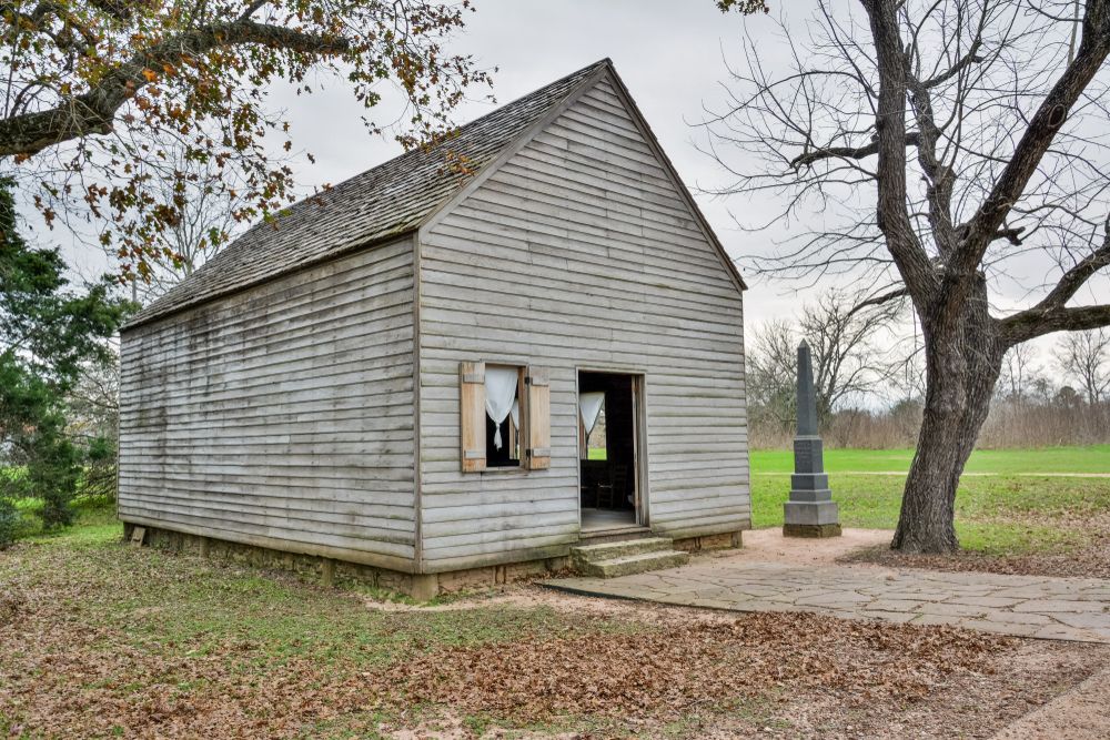 Independence hall replica at Washington-on-the-Brazos State Historic Site