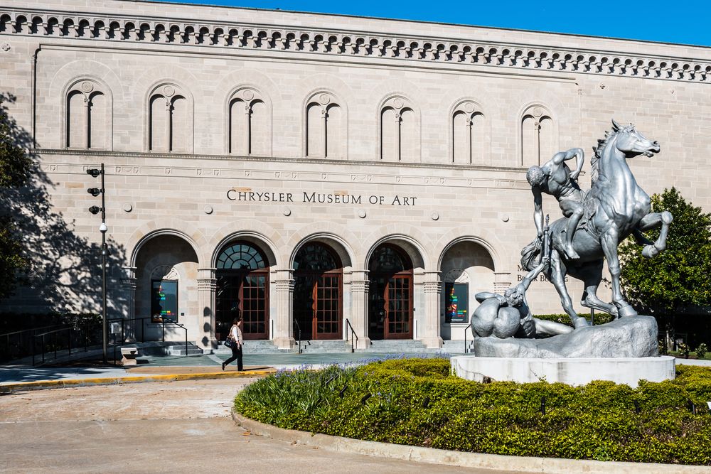 Exterior of the Chrysler Museum of Art