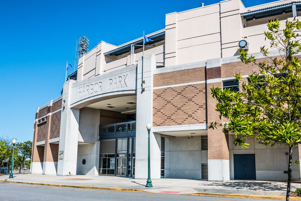 Exterior of Harbor Park
