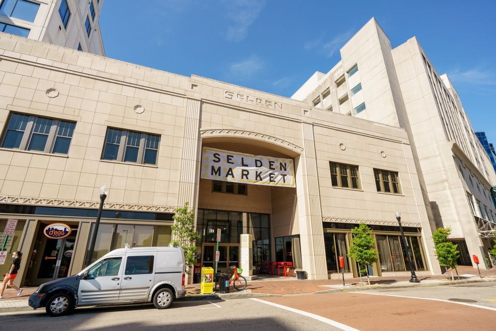 Exterior of Selden Market