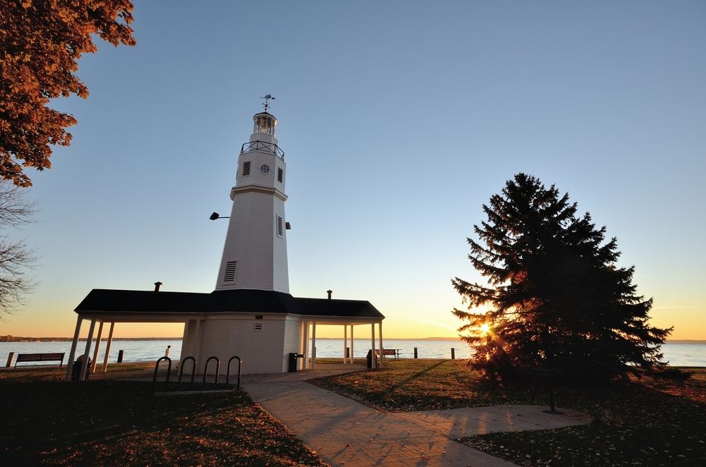 Scenic view of Kimberly Point Lighthouse