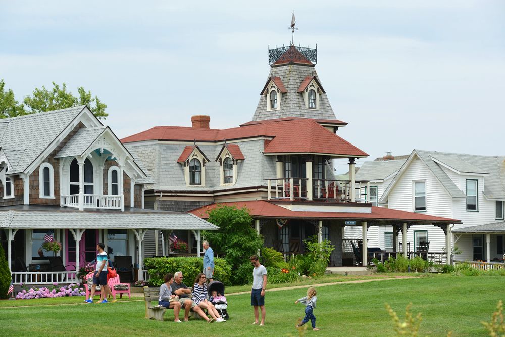 Victorian houses along Ocean Park