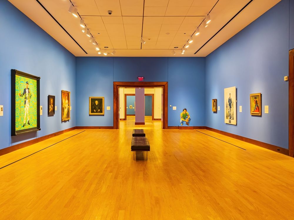 Interior of Oklahoma City Museum of Art