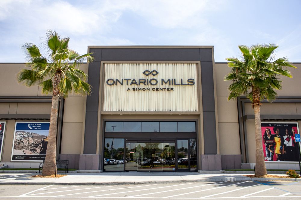 Exterior of Ontario Mills and Victoria Gardens