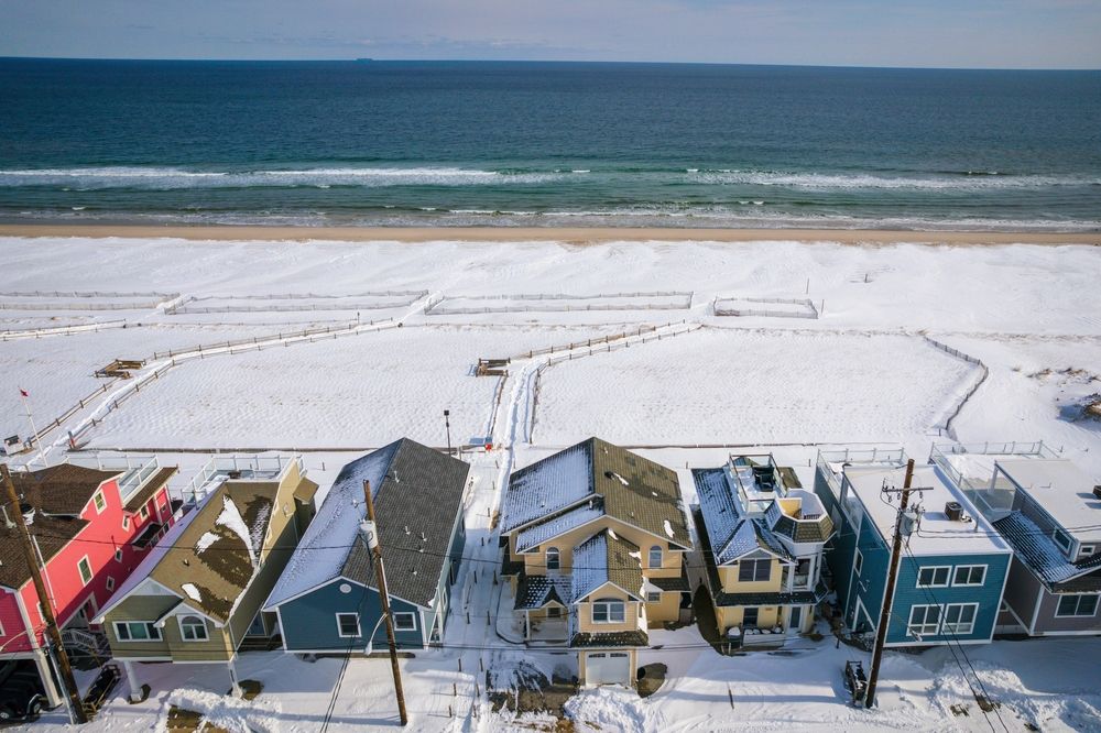 Aerial view of Lavallette