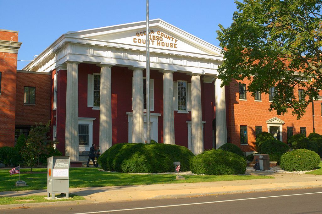 Exterior of the Ocean County Courthouse