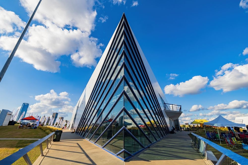 Devon boathouse at Boathouse District