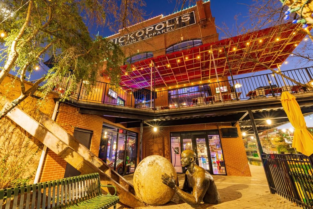 A restaurant at Bricktown Canal