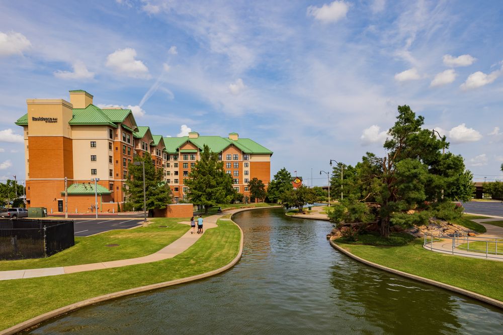 The waters of Bricktown Canal