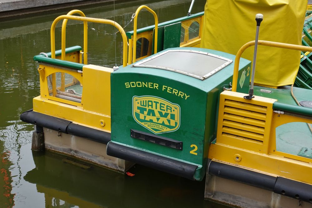 Rear of a Bricktown Water Taxi