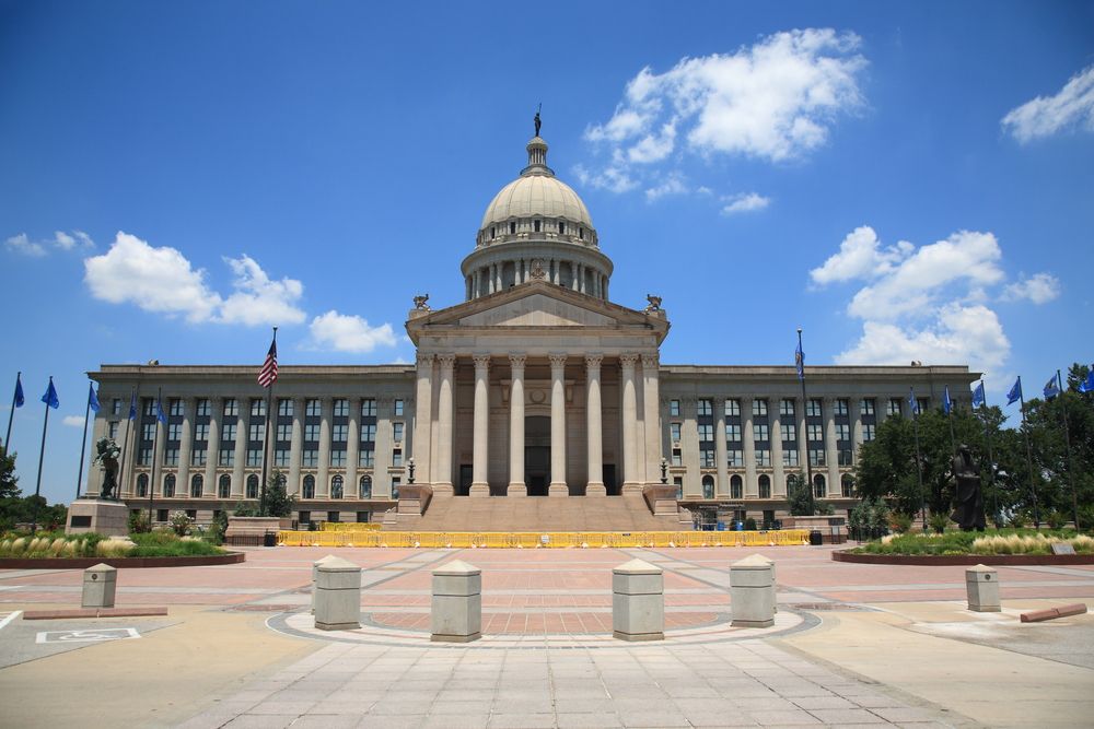 Exterior of the Oklahoma State Capitol
