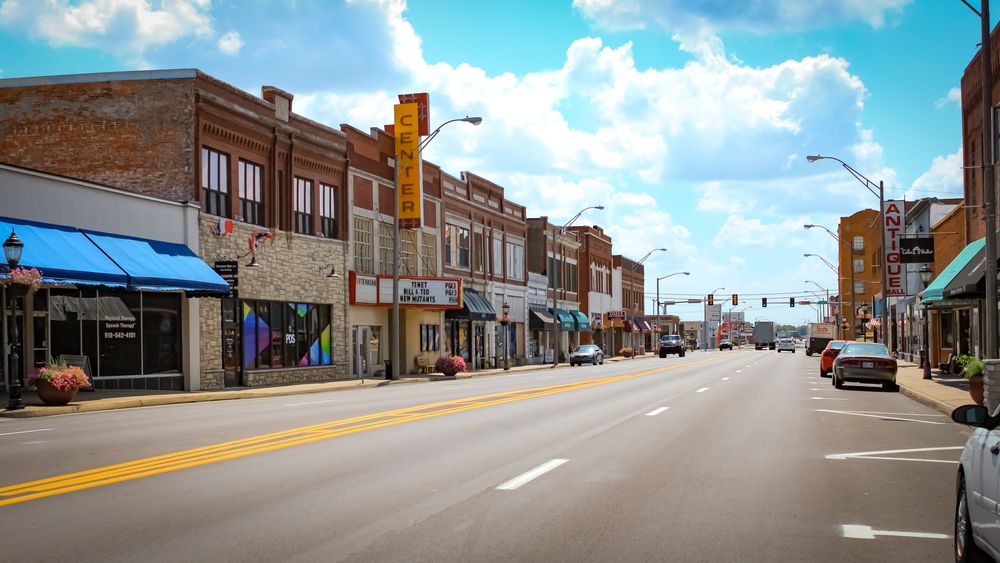 Old buildings along Route 66