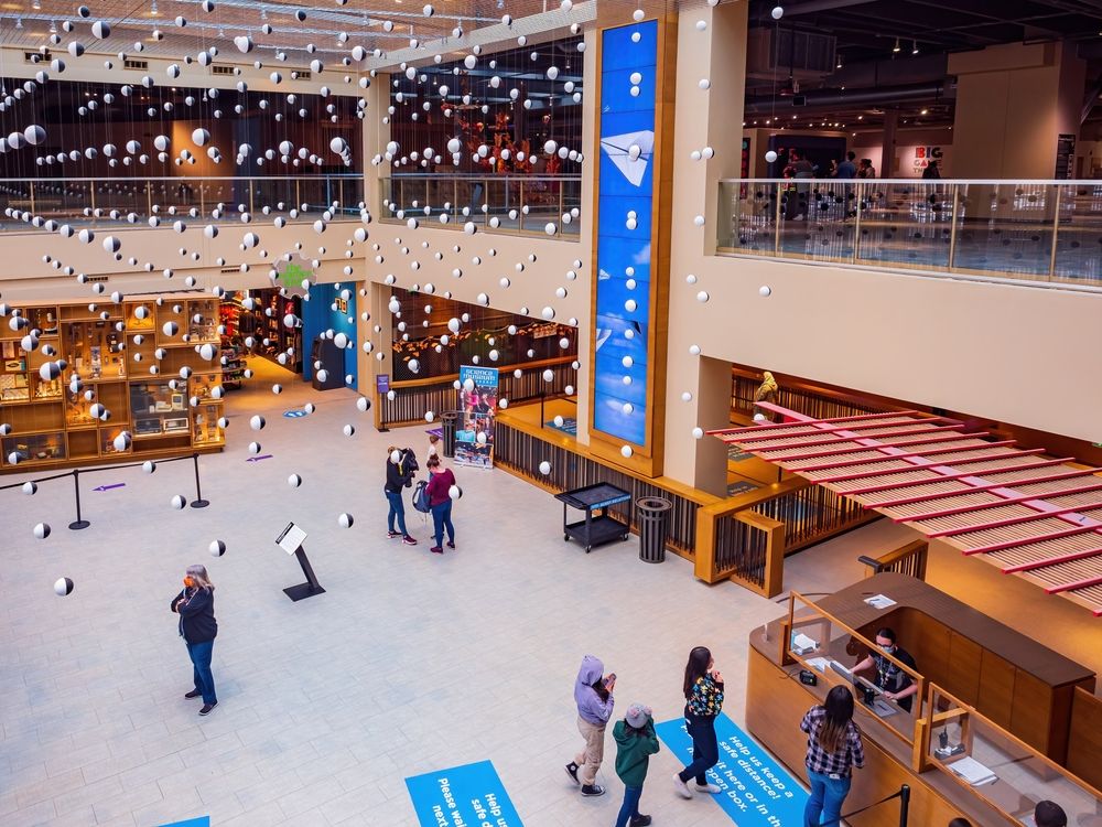 Interior of Science Museum Oklahoma
