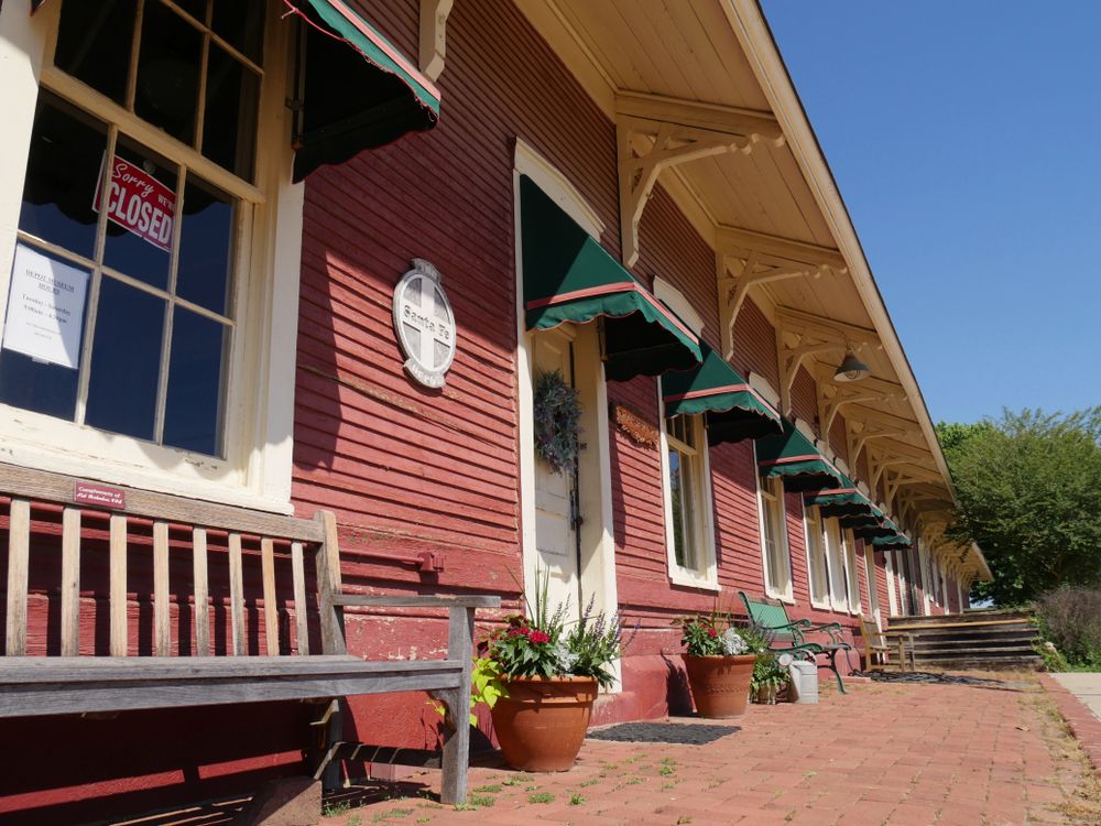 Facade of Santa Fe Depot Museum