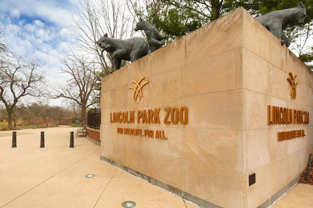 Signage of Lincoln Park Zoo
