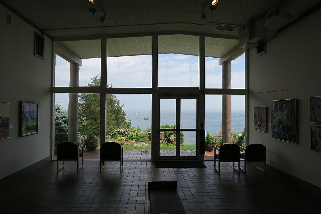 Interior of Ogunquit Museum of American Art