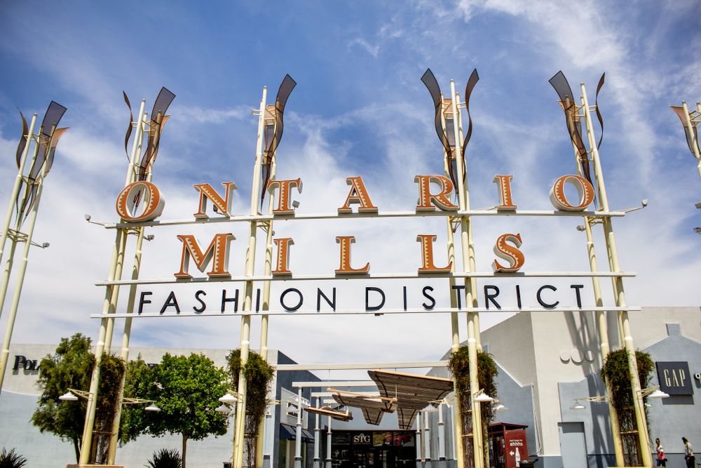 A Landmark Sign in at Ontario Mills