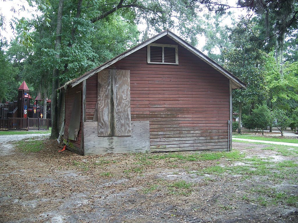 Rear exterior of William Clarke estate in Clarke House Park