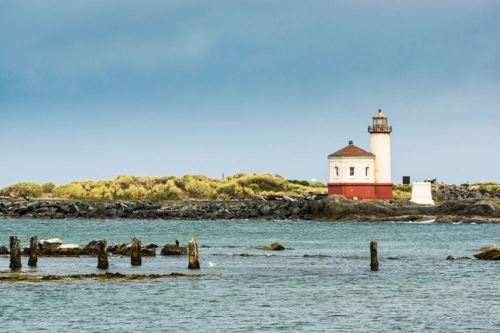 Coquille Lighthouse at the Bullards Beach State Park