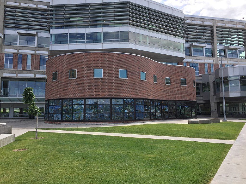 View of Roots of Knowledge from outside the building